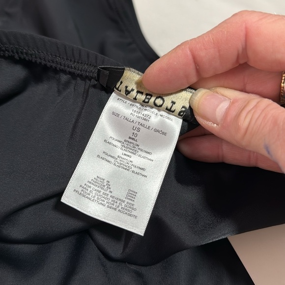 Talbots X Miraclesuit NWT Black Swim Briefs Size 10 - Picture 6 of 11